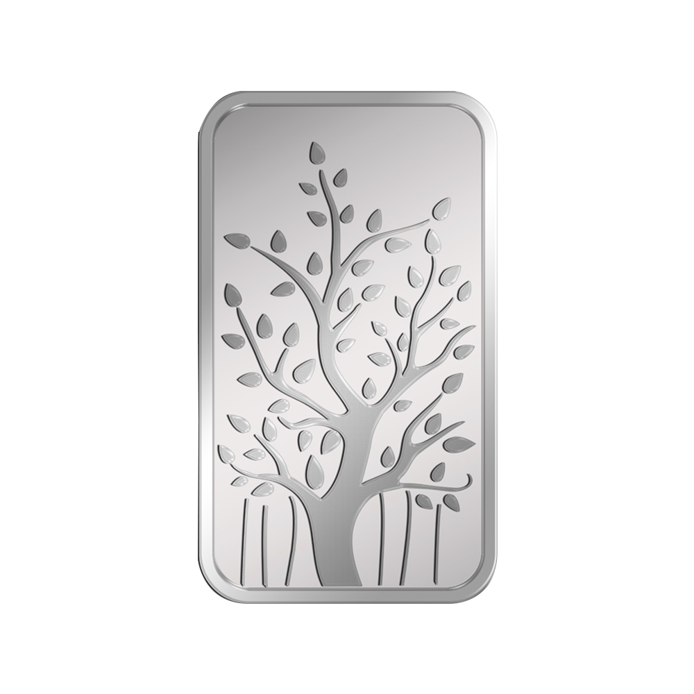 50 g Silver Bar Banyan Tree 999.9 Purity