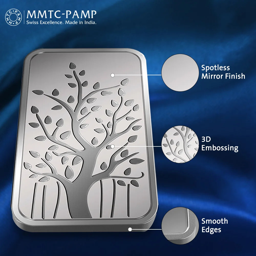 20 g Silver Bar Banyan Tree 999.9 Purity