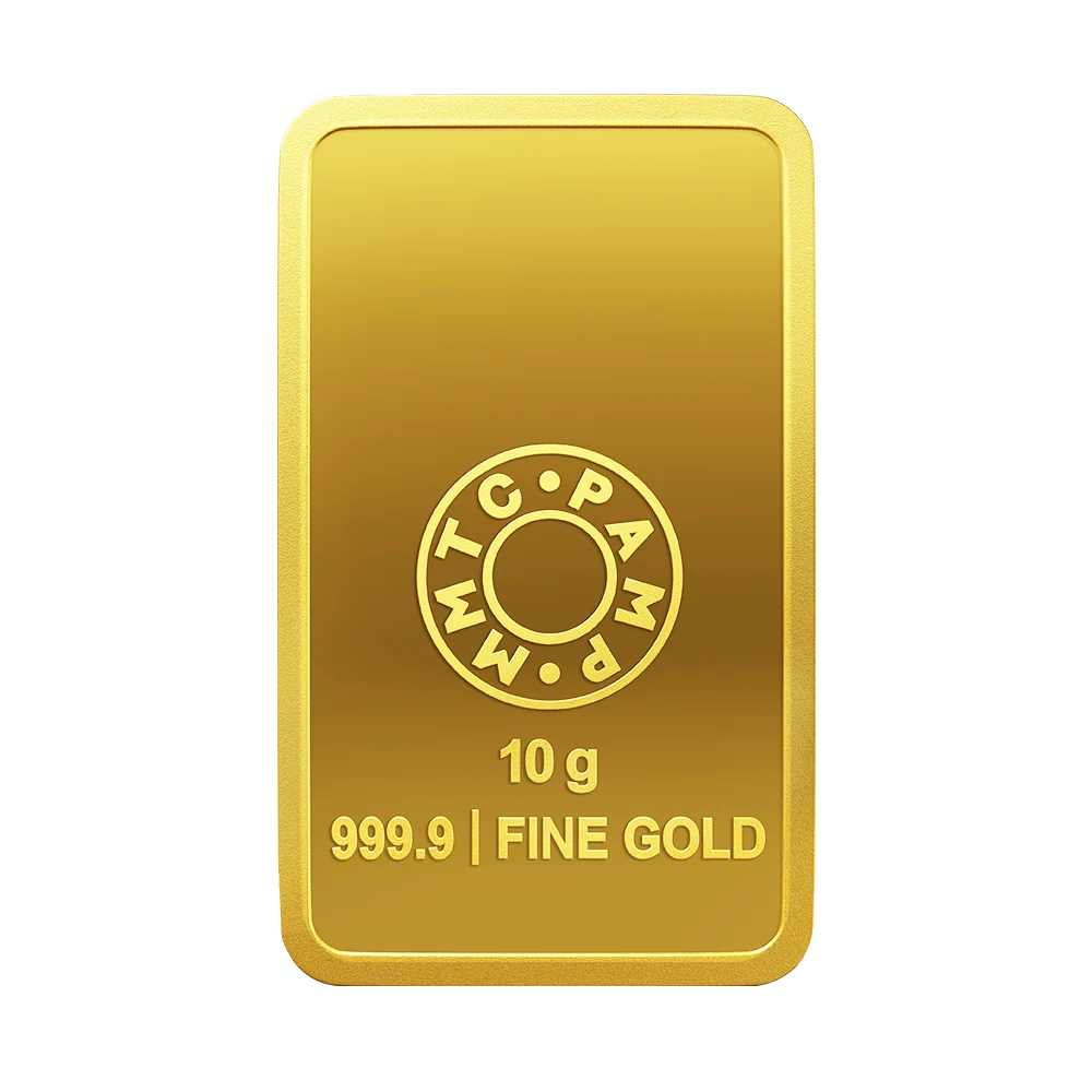 10 g Gold Bar Lotus 24k 999.9 Purity