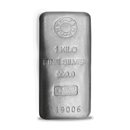 1 Kg Silver Casted Bar 999 Purity