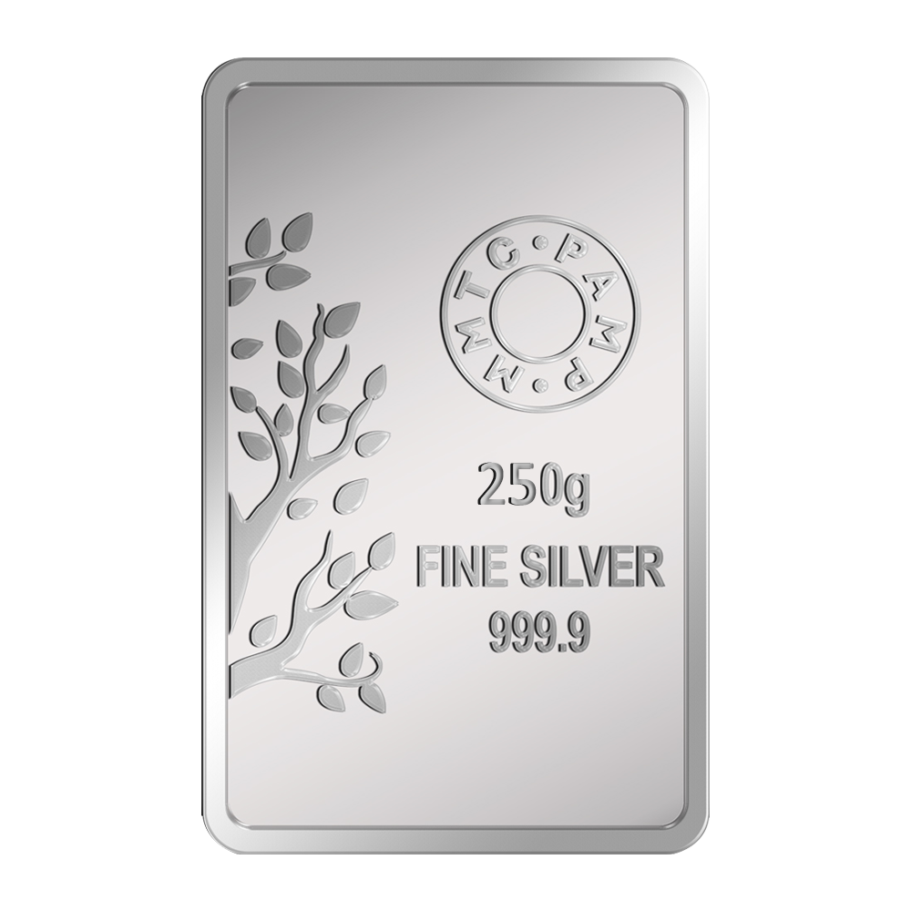 250 g Silver Bar Banyan Tree 999.9 Purity