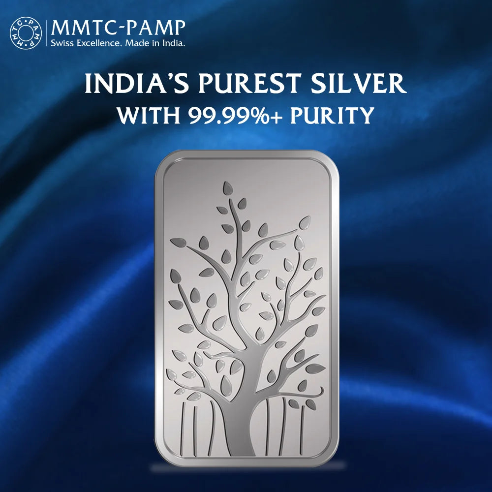 100 g Silver Bar Banyan Tree 999.9 Purity